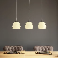 KARE Design Suspension Ruffle Dining Blanc Discount