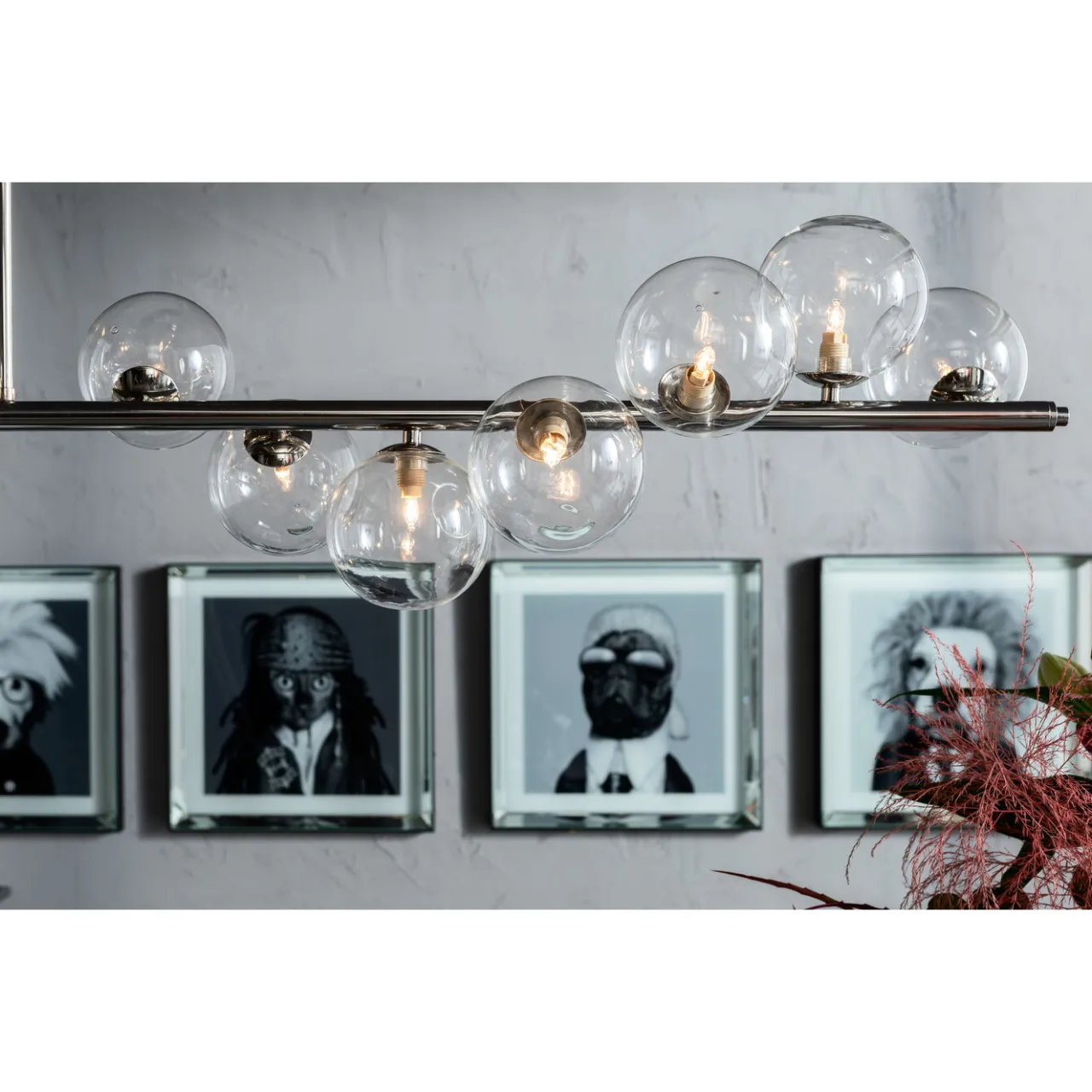 KARE Design Suspension Scala Balls Chrome 155Cm Outlet