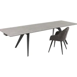 KARE Design Table A Rallonges Amsterdam Fonce 200/45+45)X100Cm