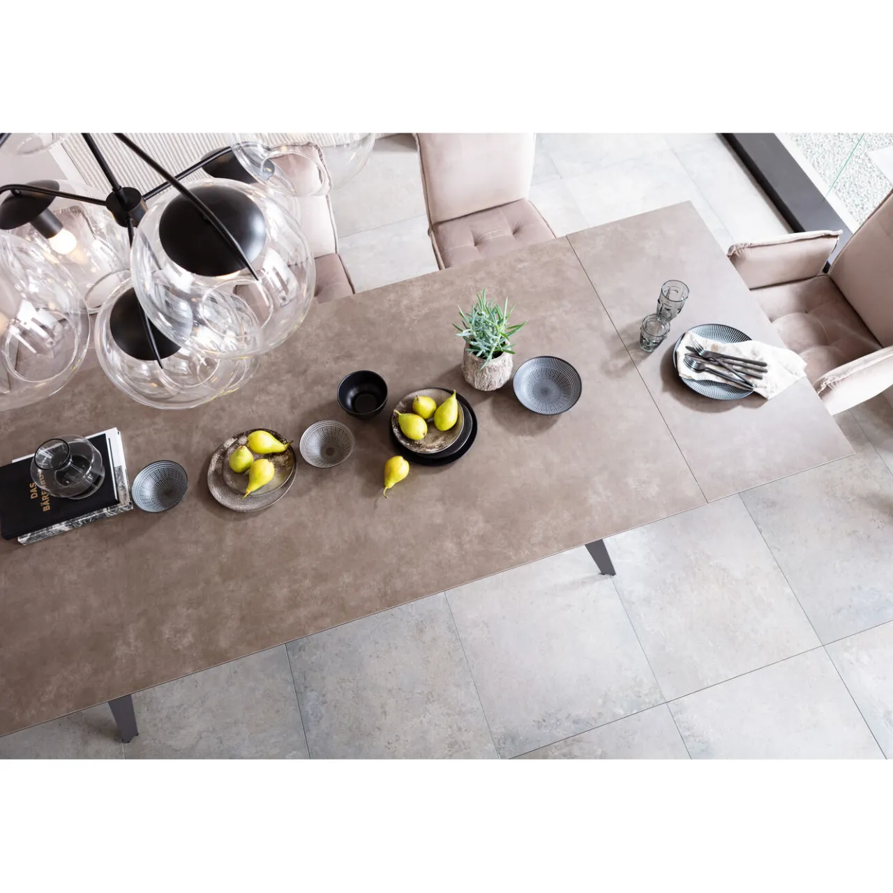 KARE Design Table A Rallonges Amsterdam Fonce 200/45+45)X100Cm