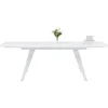 KARE Design Table A Rallonges Amsterdam Blanc 160(40X40)X90 Outlet