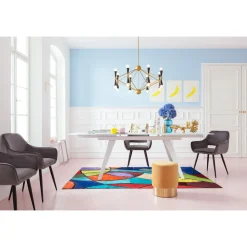 KARE Design Table A Rallonges Amsterdam Blanc 160(40X40)X90 Outlet