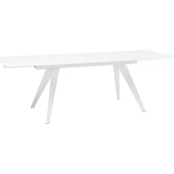 KARE Design Table A Rallonges Amsterdam Blanc 160(40X40)X90 Outlet