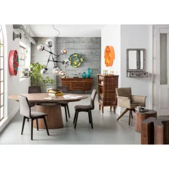 KARE Design Table A Rallonges Benvenuto Noyer 200( Online