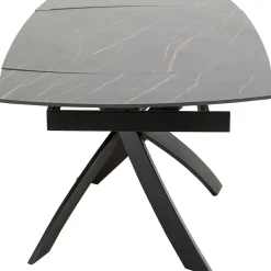KARE Design Table A Rallonges Twist Noir 120(30+30)X90Cm Online