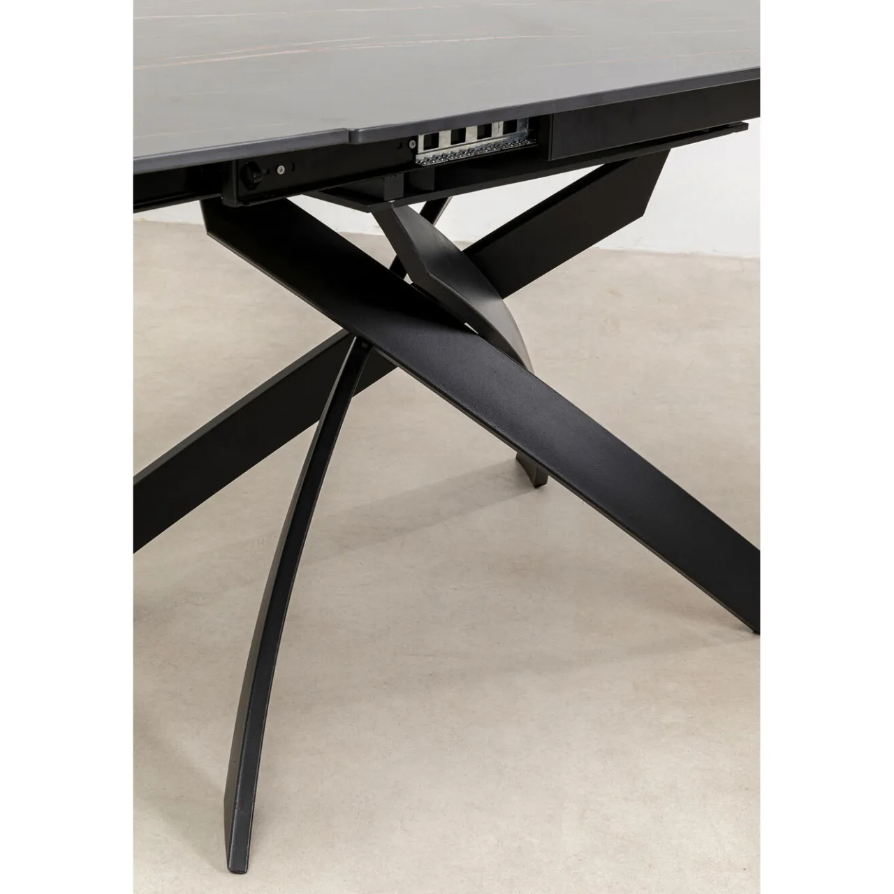 KARE Design Table A Rallonges Twist Noir 120(30+30)X90Cm Online