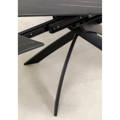 KARE Design Table A Rallonges Twist Noir 120(30+30)X90Cm Online