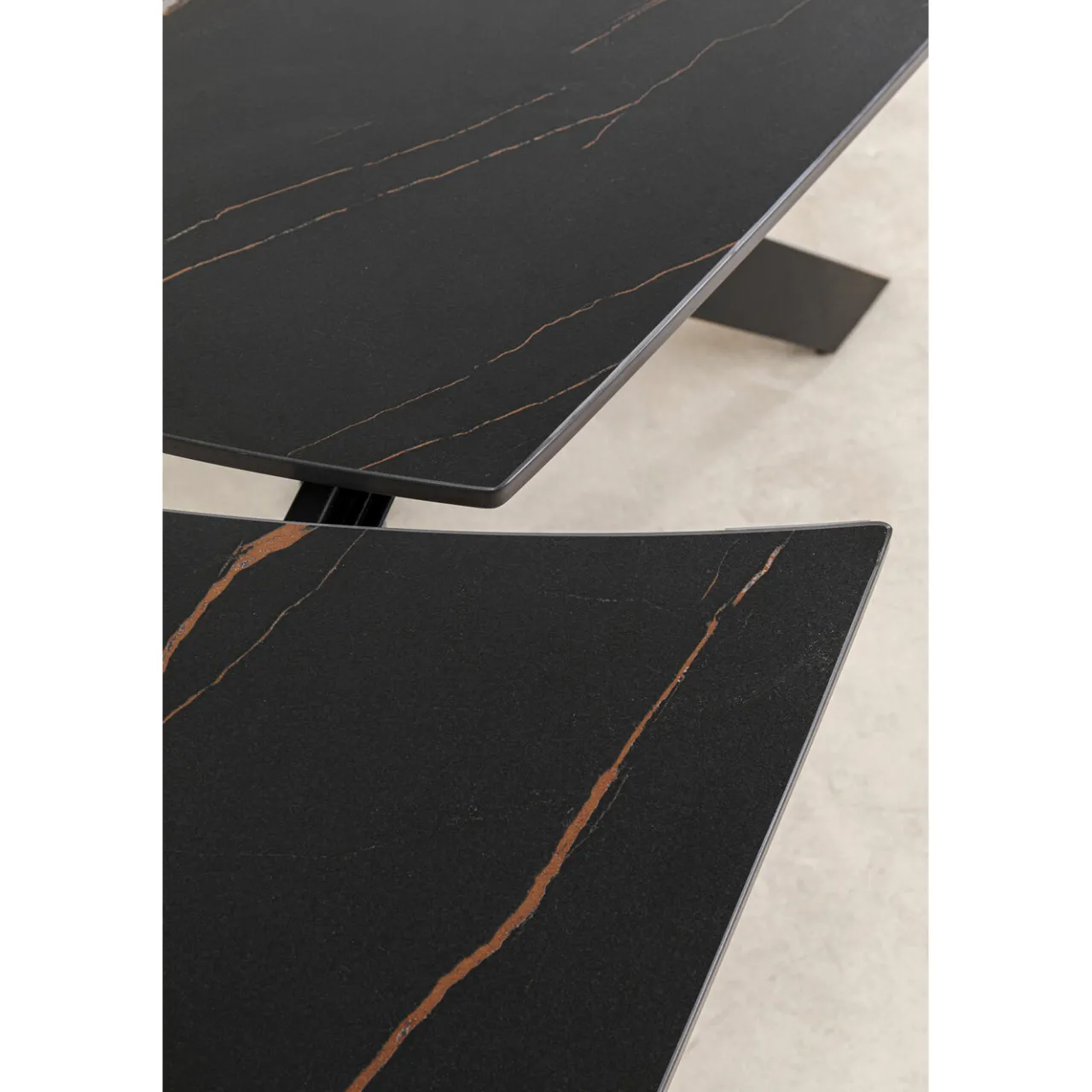 KARE Design Table A Rallonges Twist Noir 120(30+30)X90Cm Online
