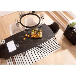KARE Design Table A Rallonges Twist Noir 120(30+30)X90Cm Online