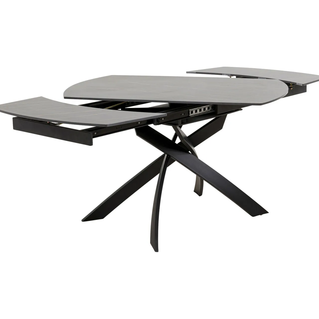 KARE Design Table A Rallonges Twist Noir 120(30+30)X90Cm Online