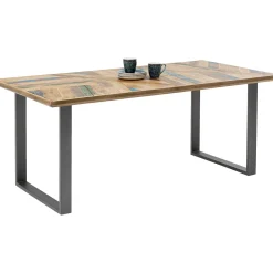 KARE Design Table Abstract Acier Brut 180X90 Hot