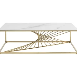 KARE Design Table Basse Art Marble Verre 140X70Cm Clearance