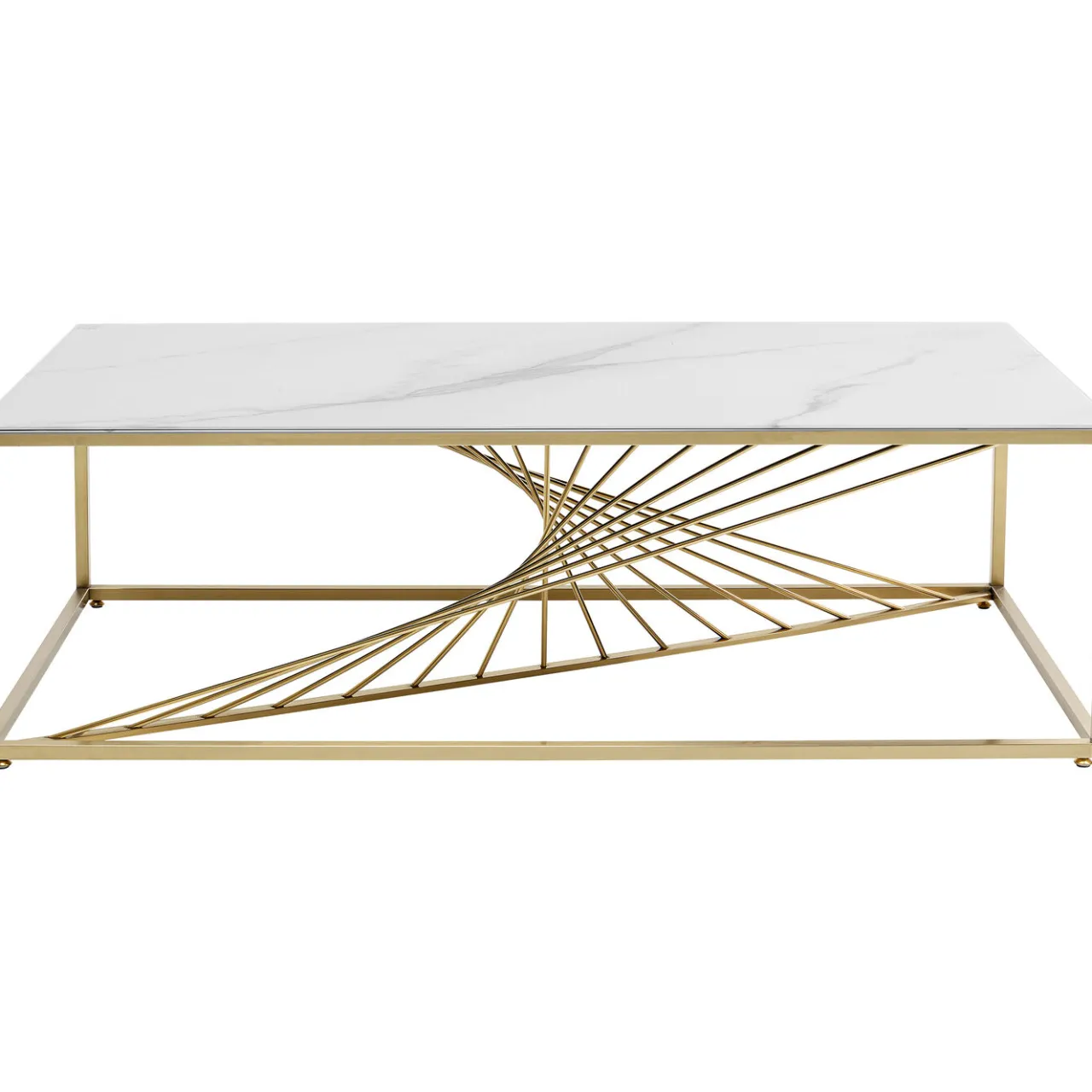 KARE Design Table Basse Art Marble Verre 140X70Cm Clearance