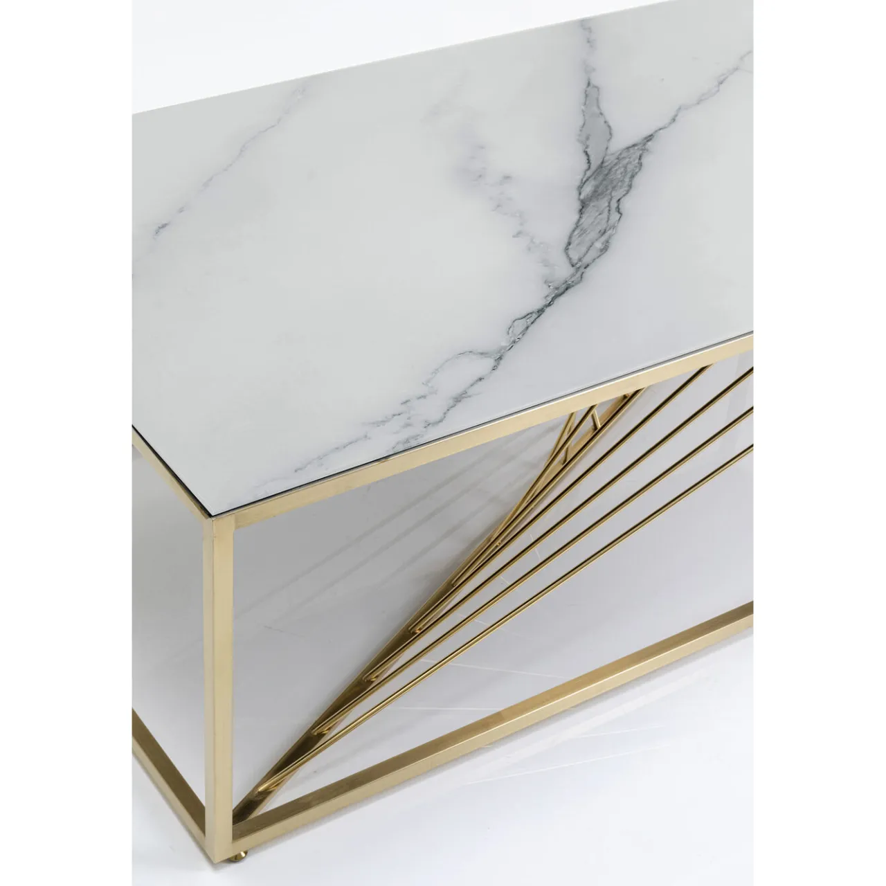 KARE Design Table Basse Art Marble Verre 140X70Cm Clearance