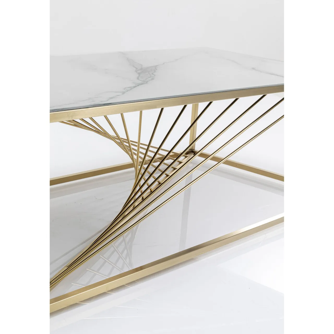 KARE Design Table Basse Art Marble Verre 140X70Cm Clearance