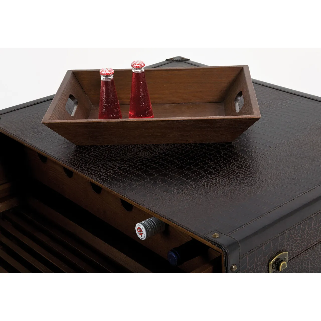 KARE Design Table Basse Bar Globetrotter 120X75Cm New