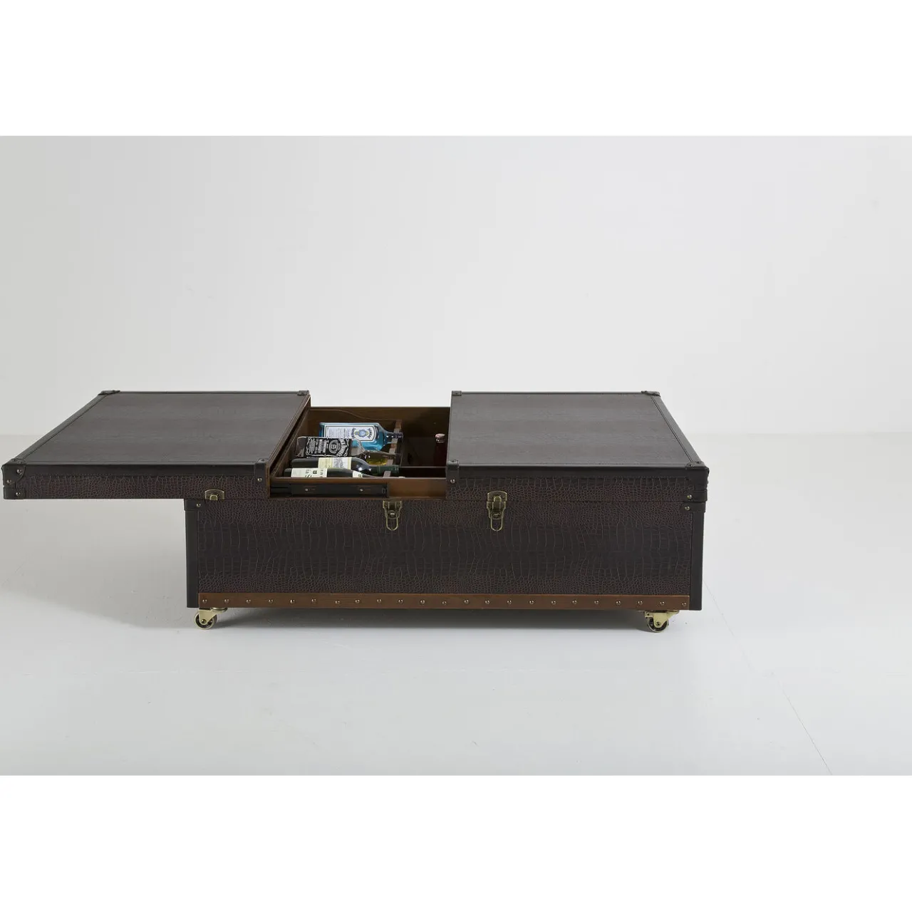 KARE Design Table Basse Bar Globetrotter 120X75Cm New