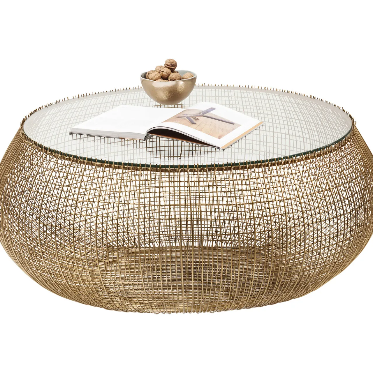 KARE Design Table Basse Cesta Gold Clearance