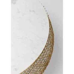 KARE Design Table Basse Cesta Marble Dore O100Cm New