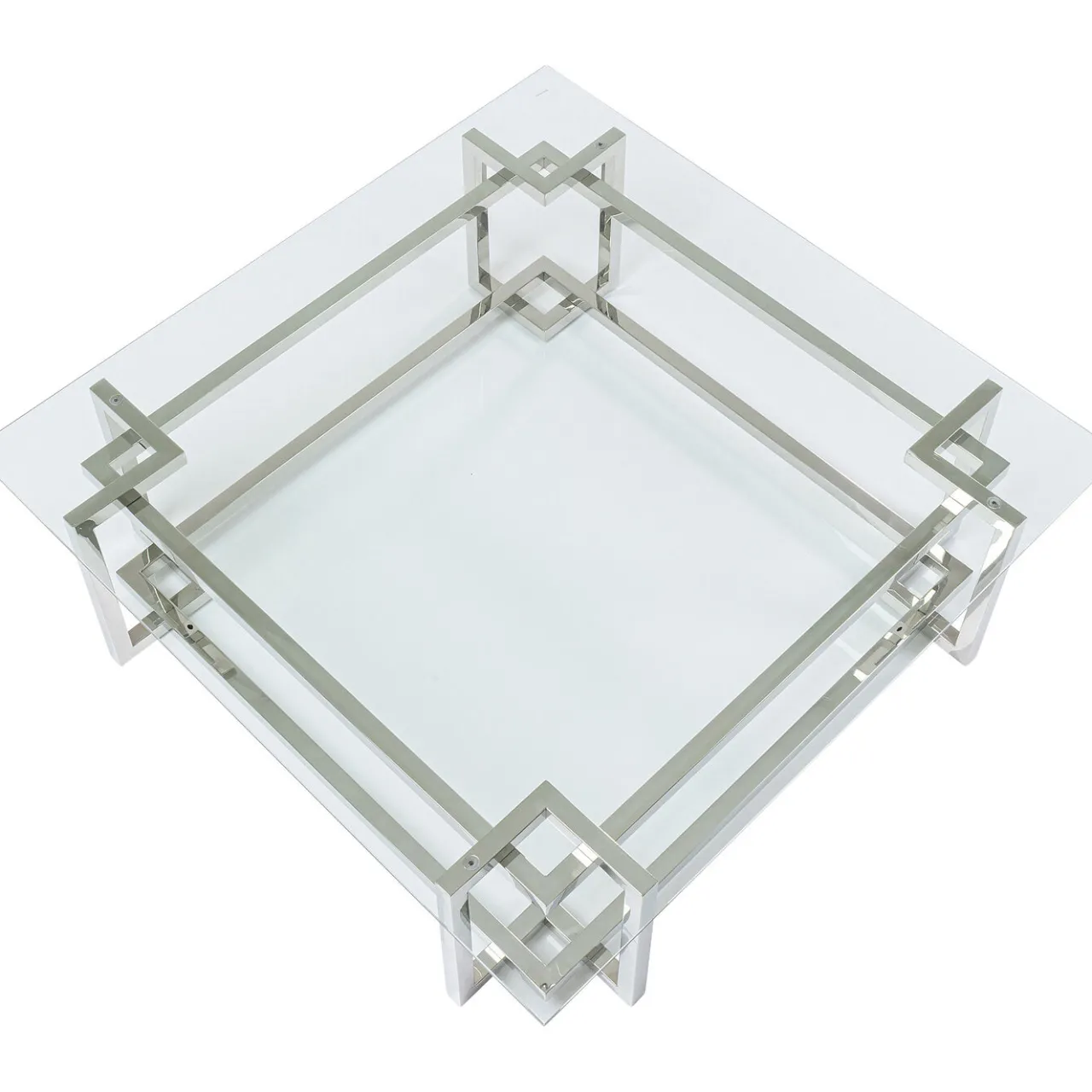 KARE Design Table Basse Clara Argente 120X120Cm