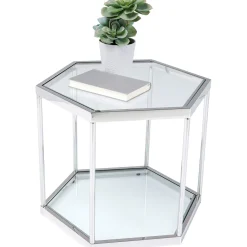 KARE Design Table Basse Comb Argente 45 Outlet