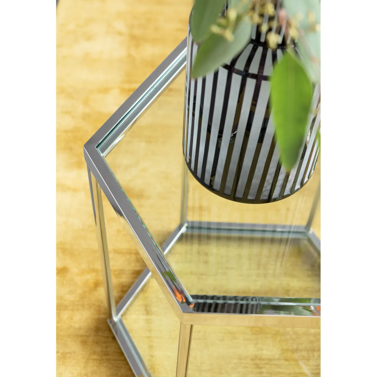 KARE Design Table Basse Comb Argente 45 Outlet
