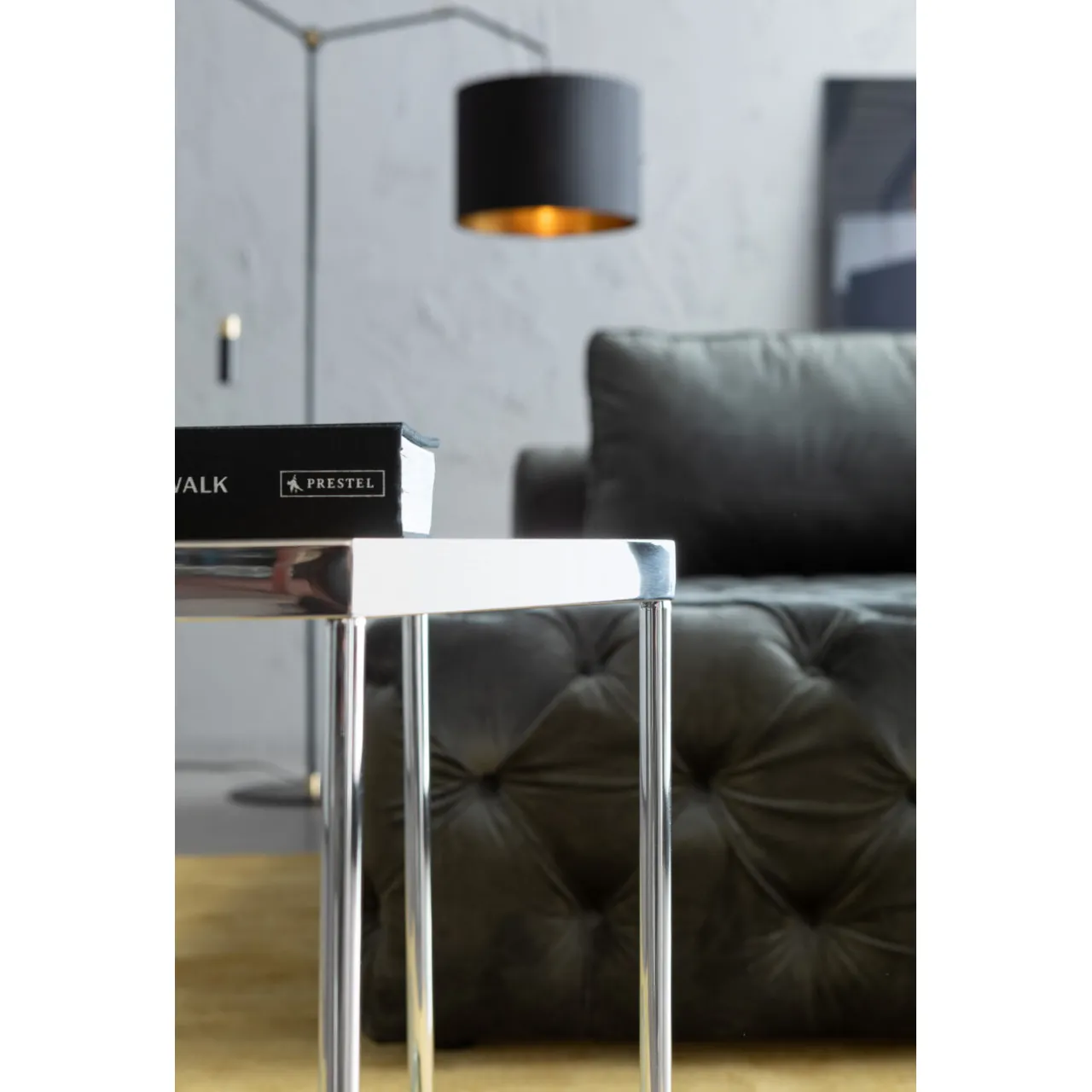 KARE Design Table Basse Comb Argente 45 Outlet