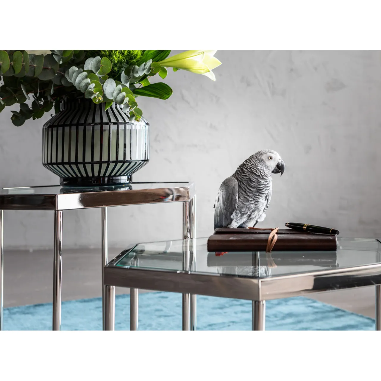 KARE Design Table Basse Comb Argente 45 Outlet