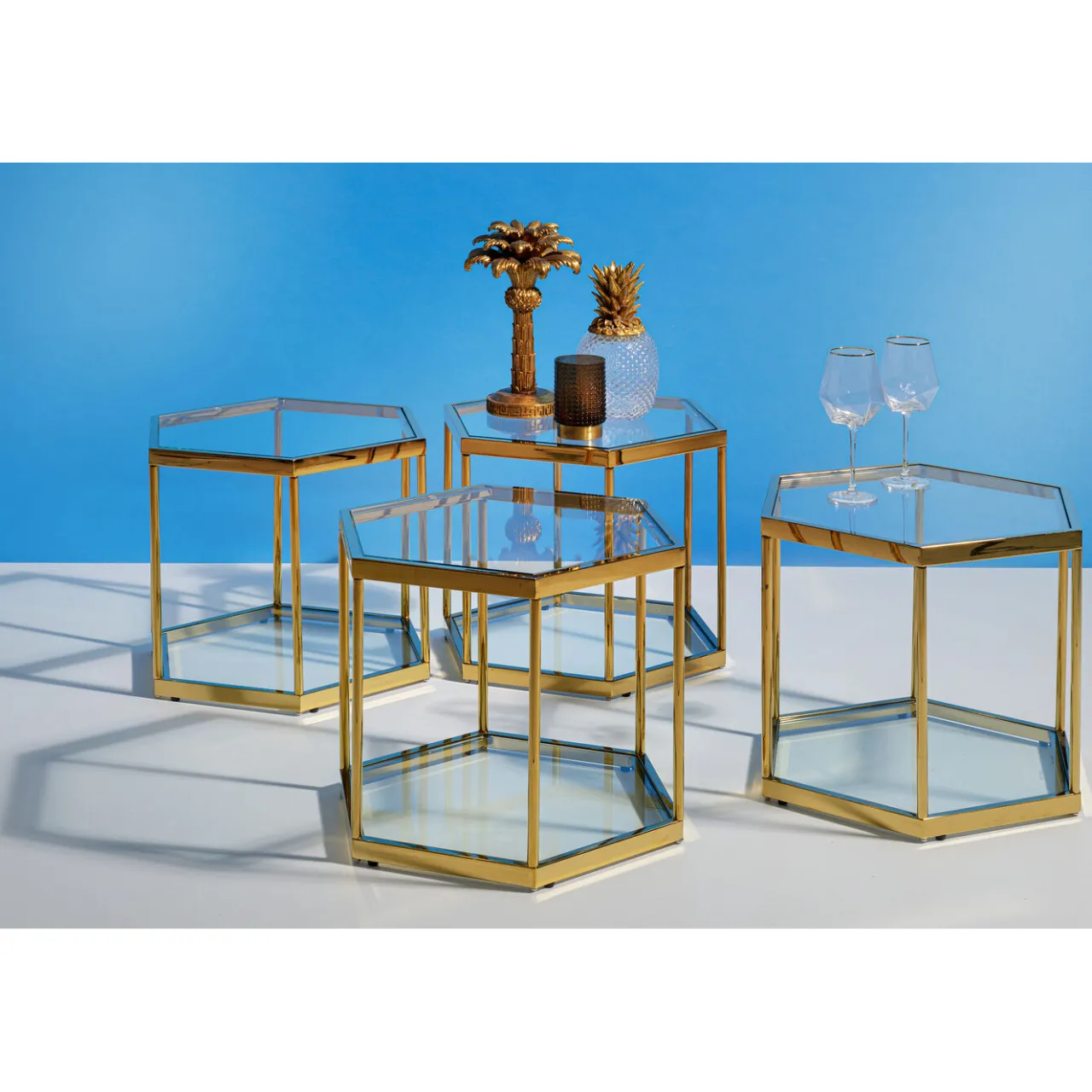 KARE Design Table Basse Comb Dore 45 Discount