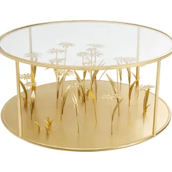 KARE Design Table Basse Flower Meadow Dore O80 Best