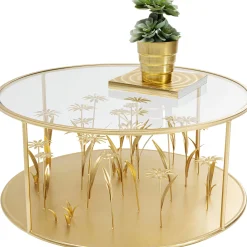 KARE Design Table Basse Flower Meadow Dore O80 Best