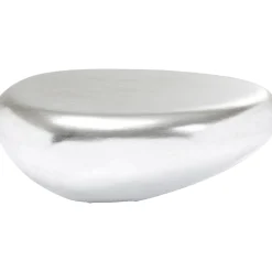 KARE Design Table Basse Pebble Argente 122X96 Best