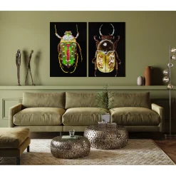 KARE Design Table Basse Pebbles Deluxe Argente (Jeu De 2) Discount