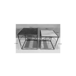 KARE Design Table Basse Techno 1 (2/Set) New