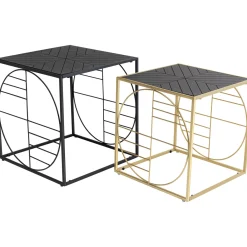 KARE Design Table Basse Techno 2 (2/Set) Outlet