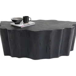 KARE Design Table Basse Tree Stump Noir 119X68Cm Best
