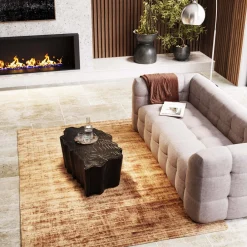 KARE Design Table Basse Tree Stump Noir 119X68Cm Best