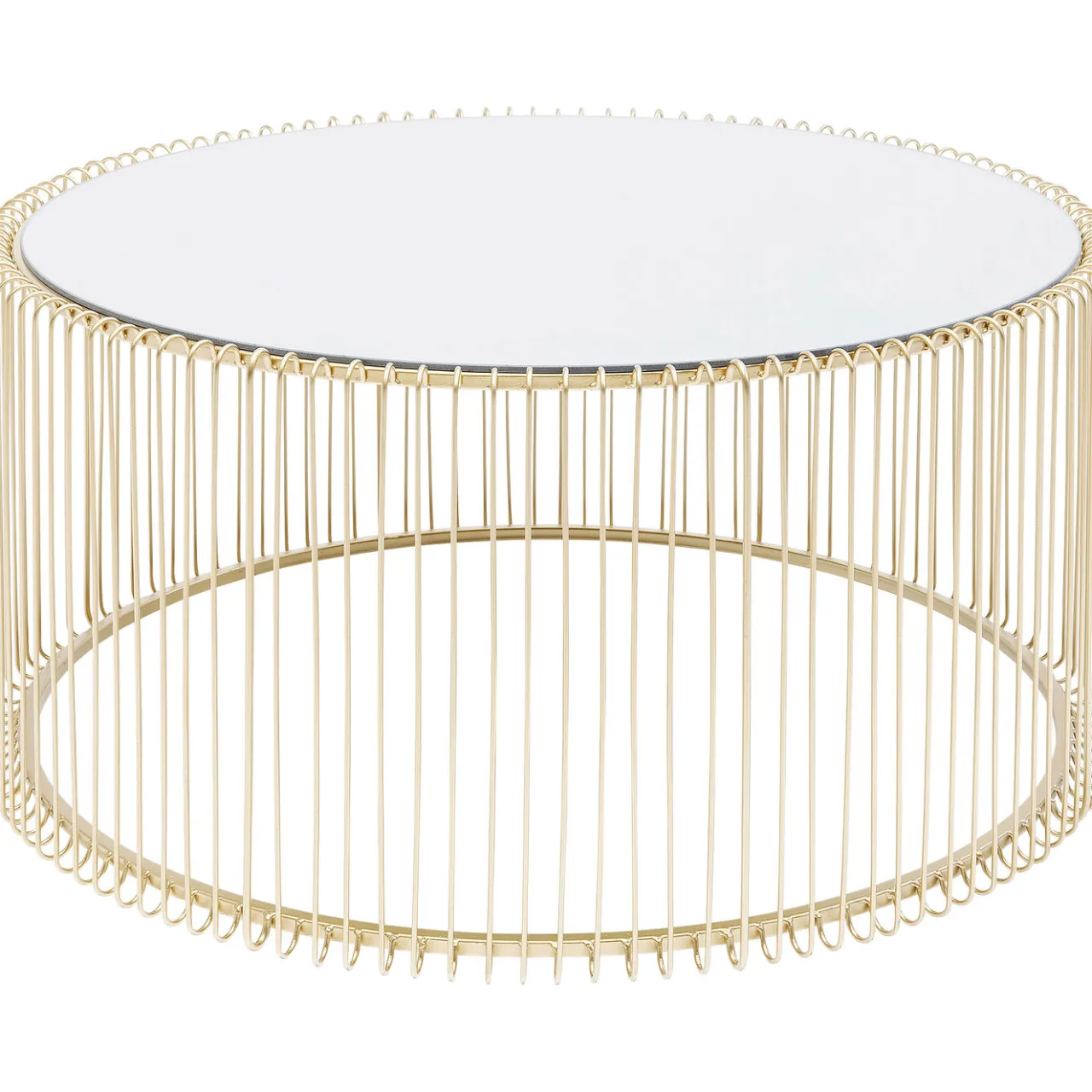 KARE Design Table Basse Wire Uno Laiton O80Cm Sale