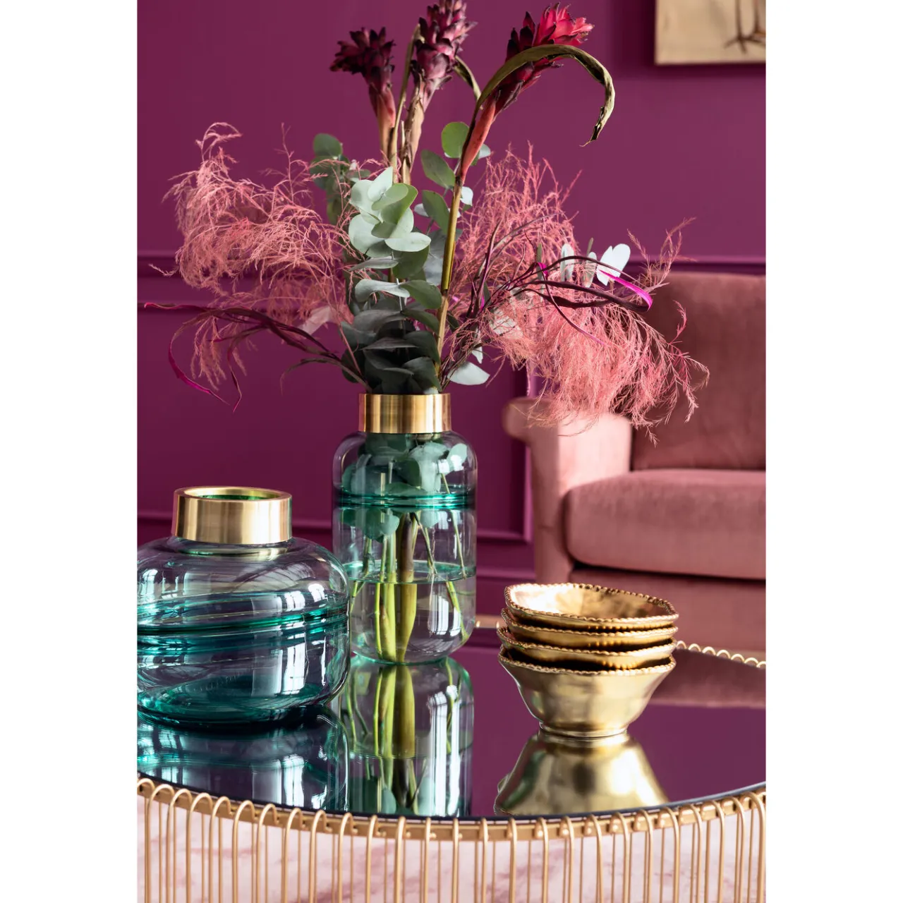 KARE Design Table Basse Wire Uno Laiton O80Cm Sale