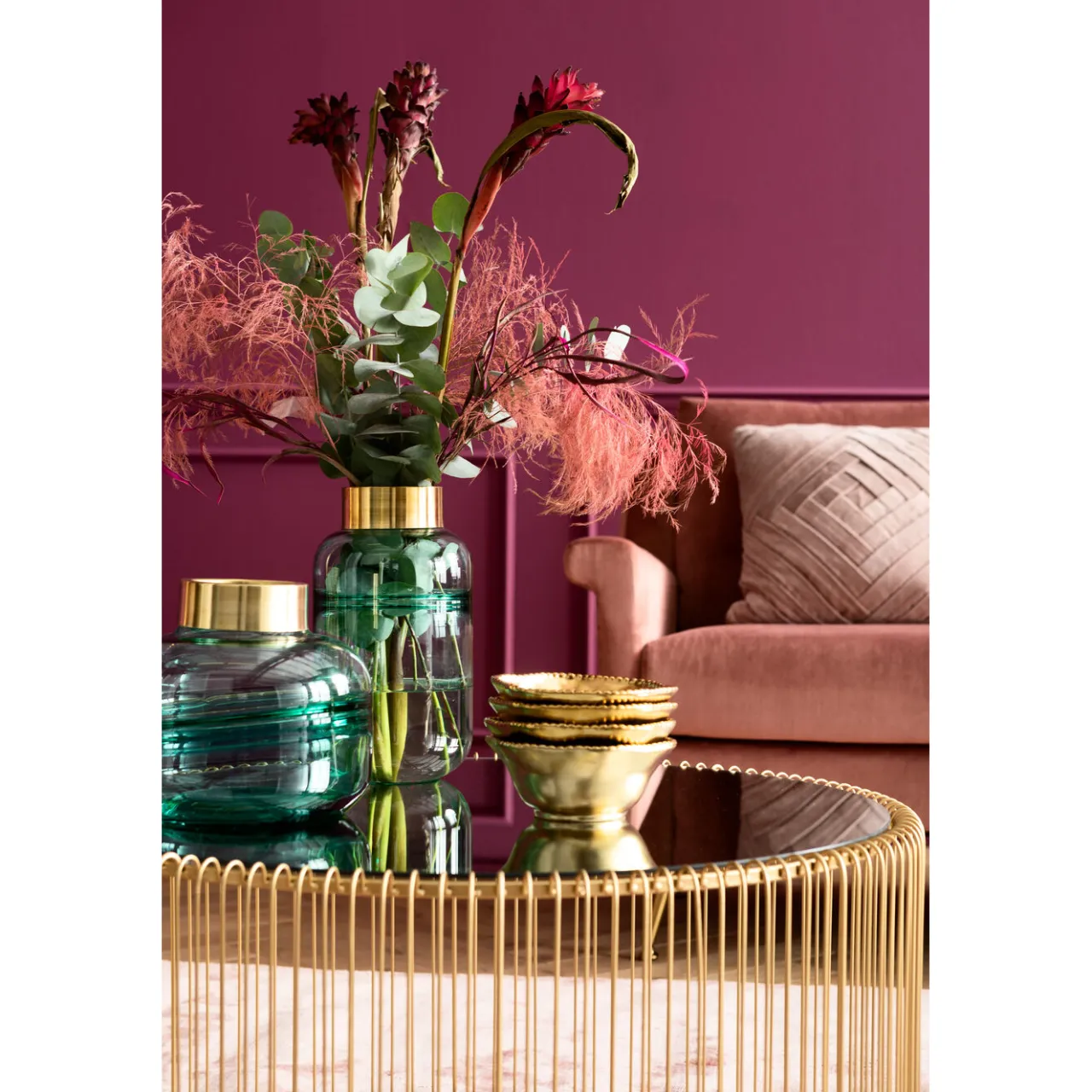 KARE Design Table Basse Wire Uno Laiton O80Cm Sale