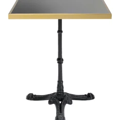 KARE Design Table Bistrot Kaffeehaus Rim Noir 60X60 New