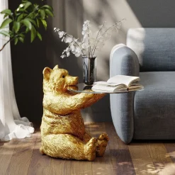 KARE Design Table D Appoint Animal Bear Dore O40Cm New