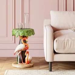 KARE Design Table D Appoint Animal Flamingo Road O36Cm New