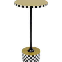 KARE Design Table D Appoint Domero Checkers Vert Olive O25Cm Sale