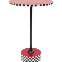 KARE Design Table D Appoint Domero Checkers Rouge O40Cm Best