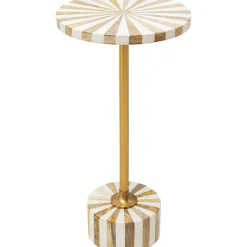 KARE Design Table D Appoint Domero Cirque Laiton Blanc O25Cm Online