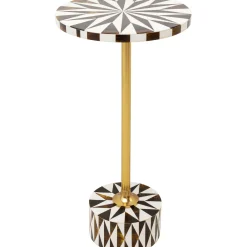 KARE Design Table D Appoint Domero Star Noir Blanc O25Cm Best
