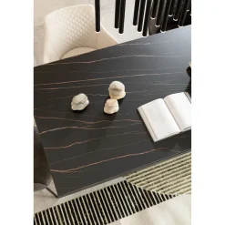 KARE Design Table Gloria Noir Ceramique 200X100 Discount