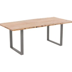 KARE Design Table Harmony Acier Brut 180X90Cm Outlet