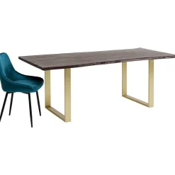 KARE Design Table Harmony Fonce Acier Brut 200X100 Discount